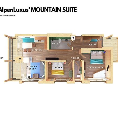 Sportlodge' Mountain Suite - Natural Pool, Whirlpool & Sauna By Alpenluxus Appartements Kleinboden Buitenkant foto